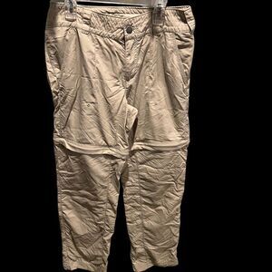 Columbia Titanium light weight hiking pants that convert to shorts women’s 4